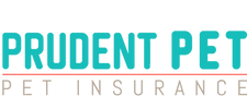 Prudent Pet Insurance logo with orange paw print